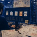 Ingénieur big data observant un pipeline ETL et la qualité des données