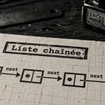 Liste chainée en c : pointeurs et nœuds reliés