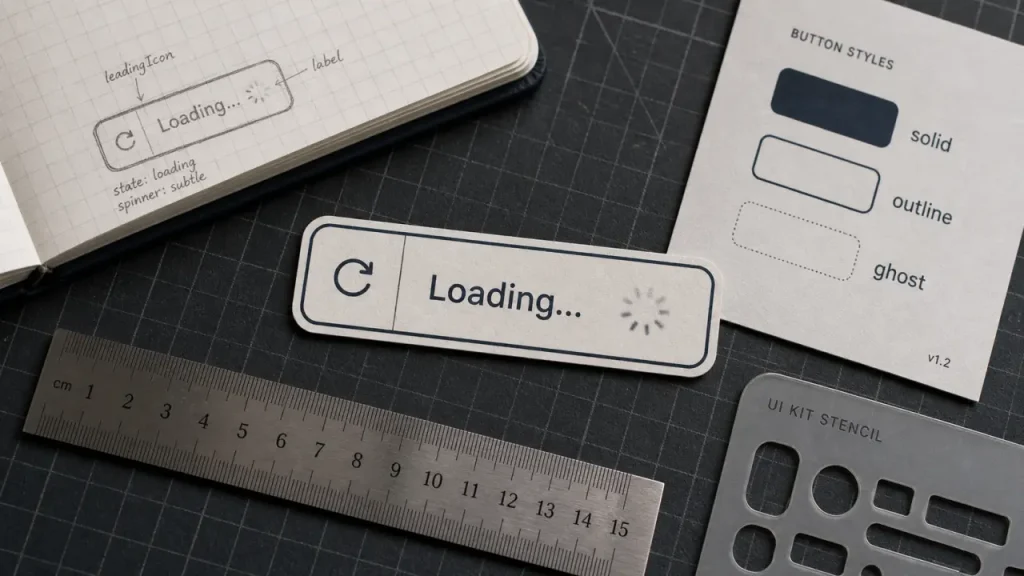 Bouton UI : 6 variantes, 5 tailles et les états à ne pas oublier