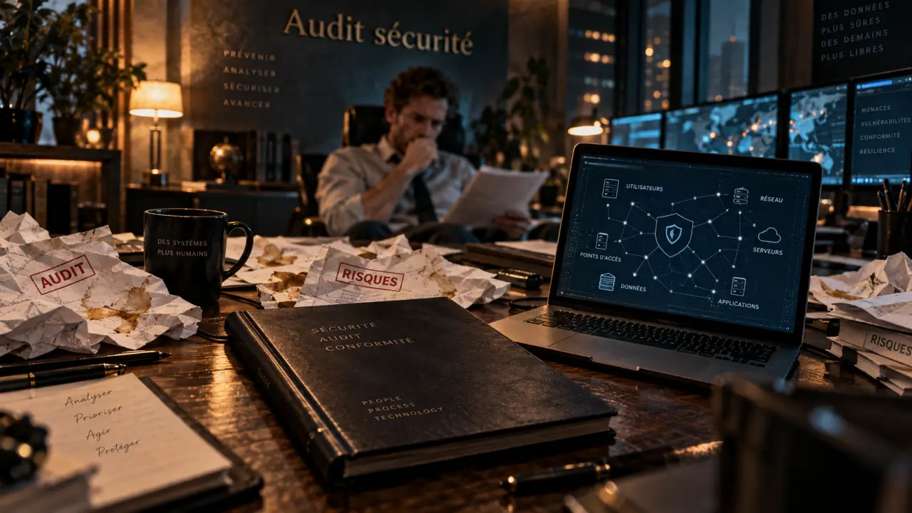 Audit sécurité informatique : dossier et schéma réseau en contrôle