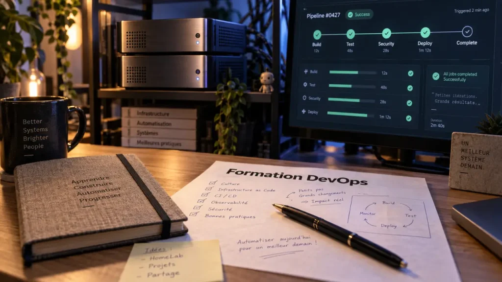 Formation DevOps : maîtriser Linux, l’automatisation et la pratique avant les certifications