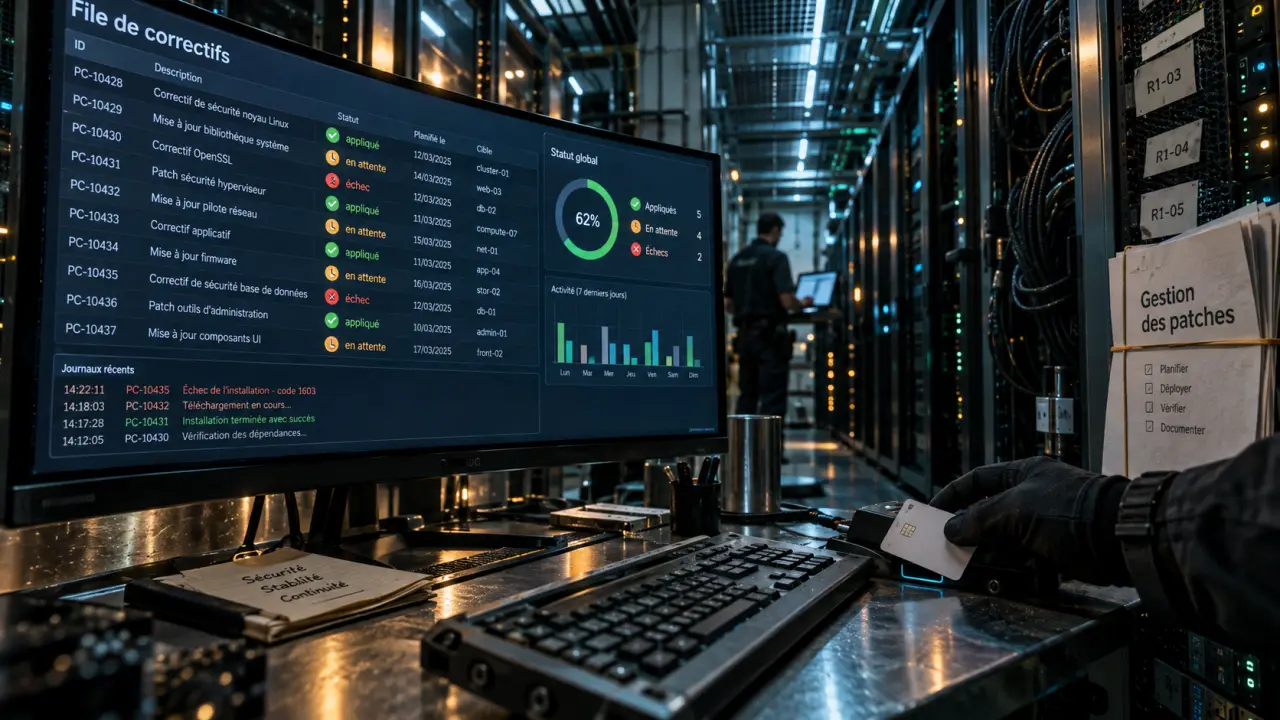 Logiciel de gestion des correctifs entreprise : supervision des patches sur serveurs