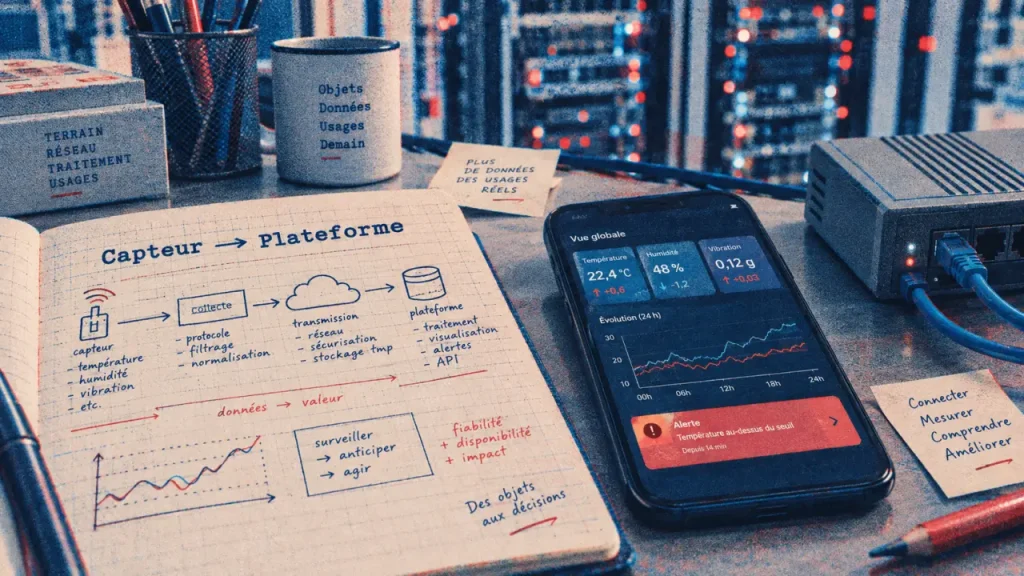 Une plateforme IoT relie les capteurs aux décisions, sans multiplier les silos