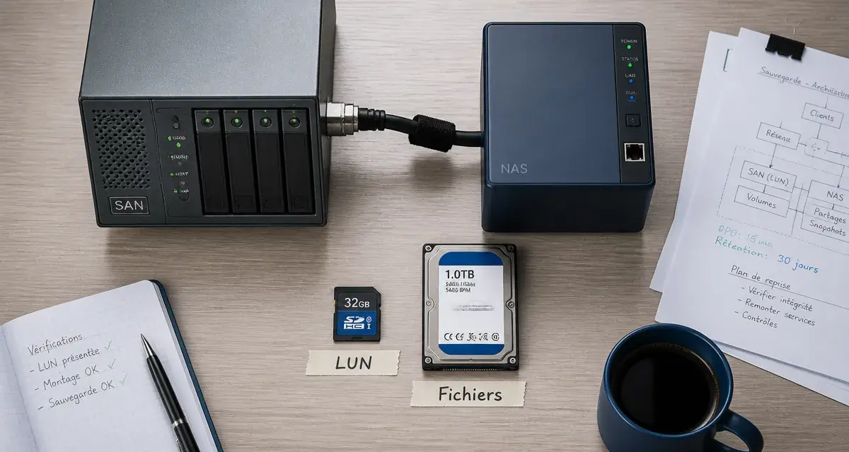 SAN vs NAS : stockage disque partagé pour plusieurs serveurs