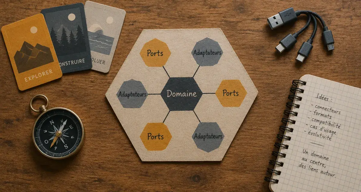 Architecture hexagonale : domaine et ports pour tester sans changer l’infrastructure
