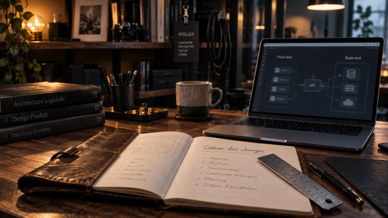 Développement web personnalisé : cahier des charges et architecture front-end back-end