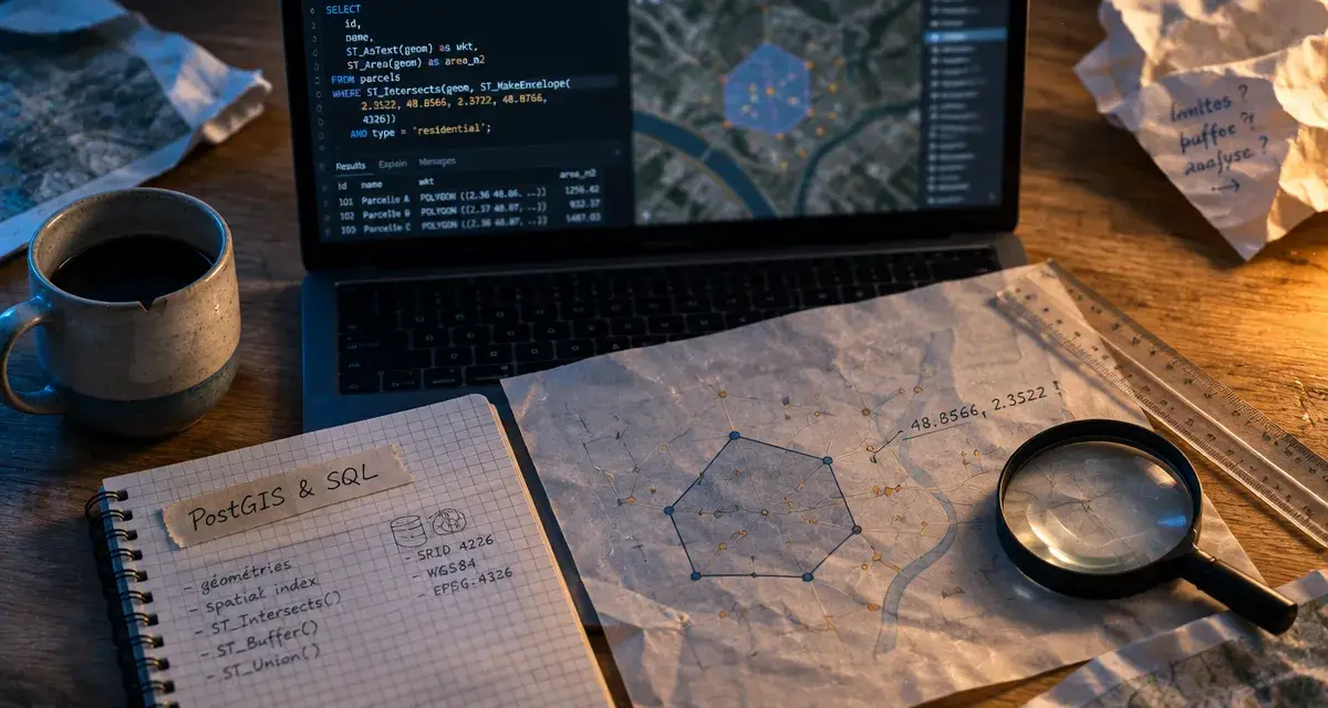 postgis SQL pour données spatiales géographiques